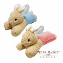 【PETER RABBIT比得兔】趴趴兔面紙套  (粉色)    ※療癒萌呆、交換禮物、居家裝飾   (可另加購復古面紙盒)